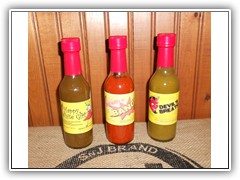 Hot Tamns Sauces Mild(L) Med(M) Hot(R)